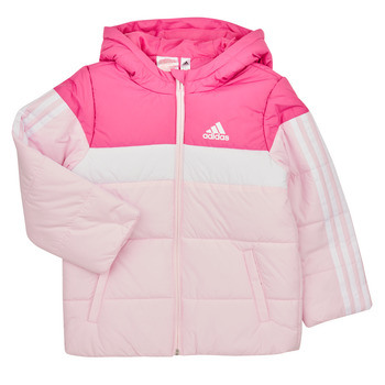 Textiel Meisjes Dons gevoerde jassen Adidas Sportswear LK PAD JKT Fushia / Multicolour