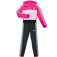 Textiel Meisjes Trainingspakken Adidas Sportswear J3S TIB FL TS Fushia / Wit / Zwart