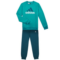 Textiel Jongens Trainingspakken Adidas Sportswear BL FL TS Marine / Turquoize / Wit