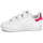 Schoenen Meisjes Lage sneakers adidas Originals STAN SMITH CF I Wit / Roze