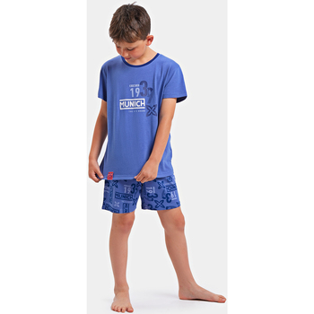 Textiel Jongens Pyjama's / nachthemden Munich DH1351 Blauw