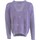 Textiel Dames Sweaters / Sweatshirts Amish Maglioni  Crew Cropped Violet