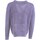 Textiel Dames Sweaters / Sweatshirts Amish Maglioni  Crew Cropped Violet