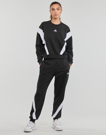 Textiel Dames Trainingspakken Adidas Sportswear LAZIDAY TS Zwart / Wit