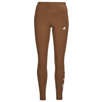 Textiel Dames Leggings Adidas Sportswear LIN LEG Bruin / Wit