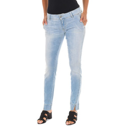 Textiel Dames Jeans Met 70DBF0282-D762 Blauw