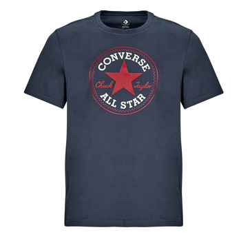 Textiel Heren T-shirts korte mouwen Converse GO-TO ALL STAR PATCH T-SHIRT Marine