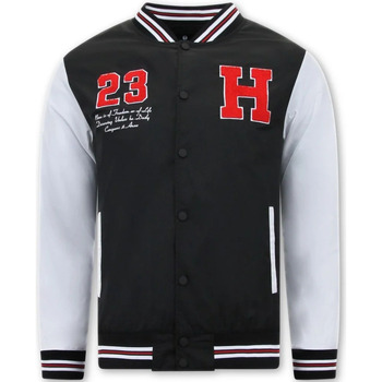 Textiel Heren Jasjes / Blazers Tony Backer Dunne Baseball Jacket Classic Zwart