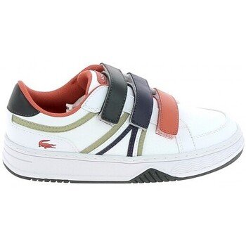 Schoenen Jongens Sneakers Lacoste L001 C Blanc Vert Wit