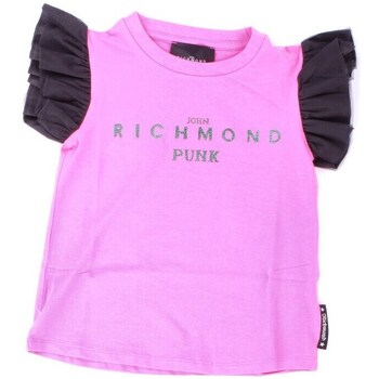 Textiel Meisjes T-shirts korte mouwen John Richmond RGP23070TS Roze
