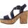Schoenen Dames Sandalen / Open schoenen Stonefly CAROL 4 VELOUR Blauw