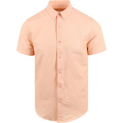 Textiel Heren Overhemden lange mouwen Suitable Short Sleeve Overhemd Oranje Oranje