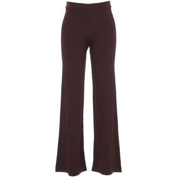 Textiel Dames Broeken / Pantalons Jucca  Bruin