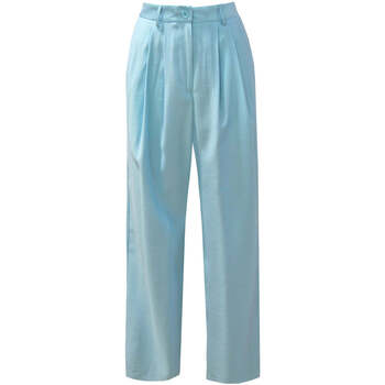 Textiel Dames Broeken / Pantalons Suoli  Blauw
