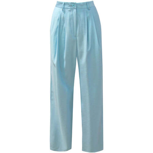 Textiel Dames Broeken / Pantalons Suoli  Blauw