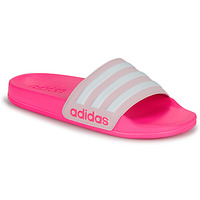 Schoenen Meisjes slippers Adidas Sportswear ADILETTE SHOWER K Roze / Wit