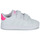 Schoenen Meisjes Lage sneakers Adidas Sportswear ADVANTAGE CF I Wit / Roze