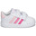 Schoenen Meisjes Lage sneakers Adidas Sportswear GRAND COURT 2.0 CF I Wit / Roze