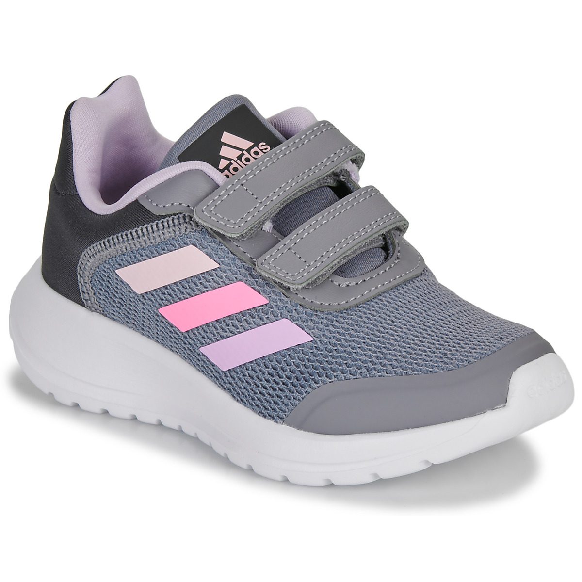 Schoenen Meisjes Lage sneakers Adidas Sportswear Tensaur Run 2.0 CF K Grijs / Roze