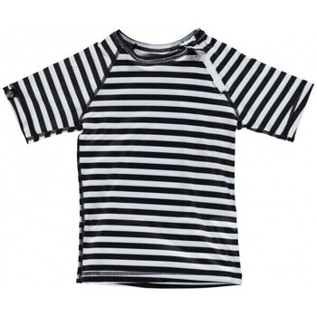 Textiel Kinderen T-shirts korte mouwen Beach & Bandits UV T-SHIRT STRIPE-XS Wit
