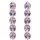 Horloges & Sieraden Dames Oorbellen Luna Collection 70625 Violet