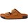 Schoenen Heren Leren slippers Axa -28160A Beige