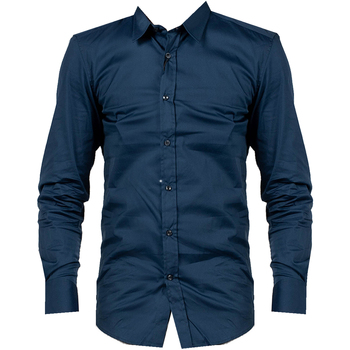 Textiel Heren Overhemden lange mouwen Antony Morato MMSL00375-FA450001 Blauw