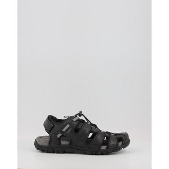 Schoenen Heren Sandalen / Open schoenen Geox UOMO SANDAL STRADA U6224B Zwart