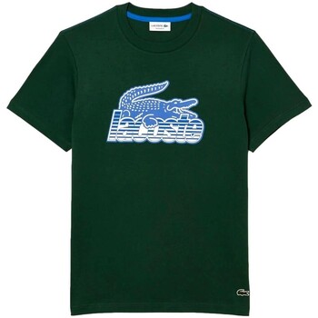 Textiel Heren T-shirts korte mouwen Lacoste CAMISETA CASUAL HOMBRE   TH5070 Groen