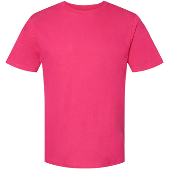 Textiel T-shirts met lange mouwen Gildan  Rood