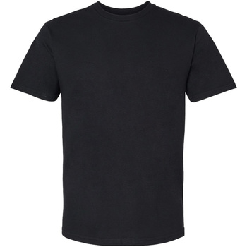 Textiel T-shirts met lange mouwen Gildan  Zwart
