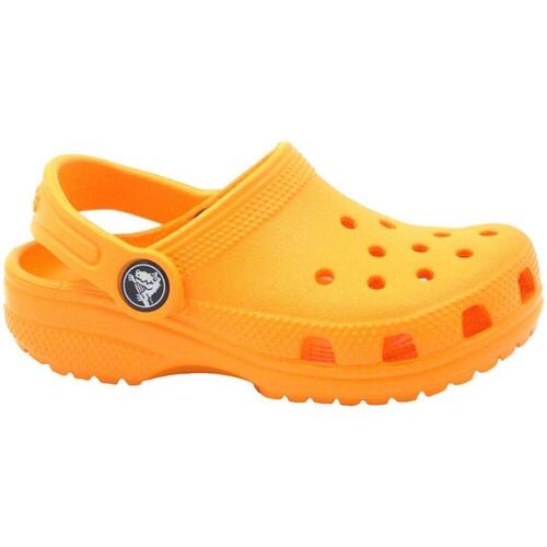 Schoenen Kinderen Leren slippers Crocs CRO-CCC-206990-83A Oranje