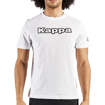 Textiel Heren T-shirts korte mouwen Kappa  Wit