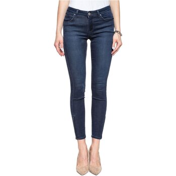 Textiel Dames Skinny jeans Lee L30CRKKD SCARLETT CROPPED Blauw