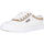 Schoenen Sneakers Kawasaki Glitter Canvas Shoe K194522-ES 8890 Gold Wit