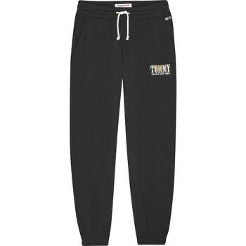 Textiel Dames Broeken / Pantalons Tommy Jeans Tjw Tj Luxe 2 Sweatp Zwart