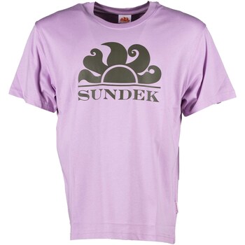 Textiel Heren T-shirts & Polo’s Sundek New Simeon T-Shirt Roze