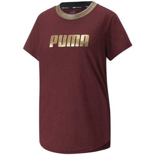 Textiel Dames T-shirts & Polo’s Puma  Rood