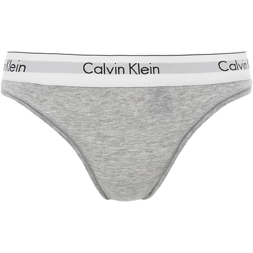 Ondergoed Dames Slips Calvin Klein Jeans Bikini Grijs