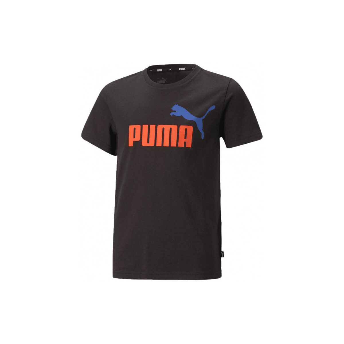 Textiel Jongens T-shirts korte mouwen Puma  Zwart