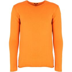Textiel Heren T-shirts met lange mouwen Xagon Man P2308 2JX 2403 Oranje