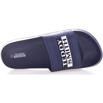 Schoenen Heren Leren slippers Teddy Smith 71457 Blauw
