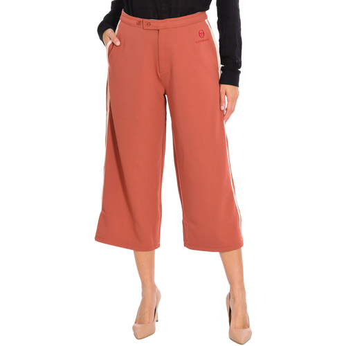 Textiel Dames Broeken / Pantalons Eleven Paris 17F2JG501-MARSALA Oranje
