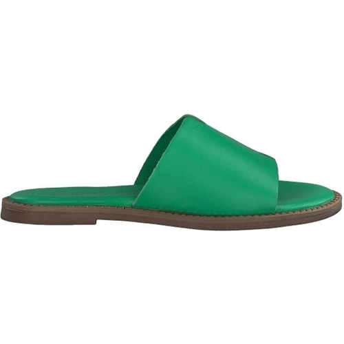 Schoenen Dames Leren slippers Tamaris 2713520 Groen
