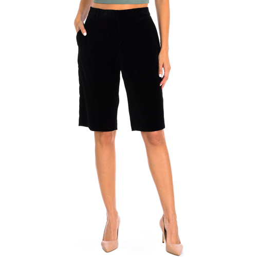 Textiel Dames Korte broeken / Bermuda's Emporio Armani 6Z2P822N78Z-0999 Zwart