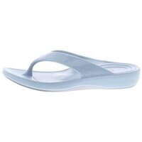 Schoenen Dames slippers Aetrex Maui Flips Glossy Blauw