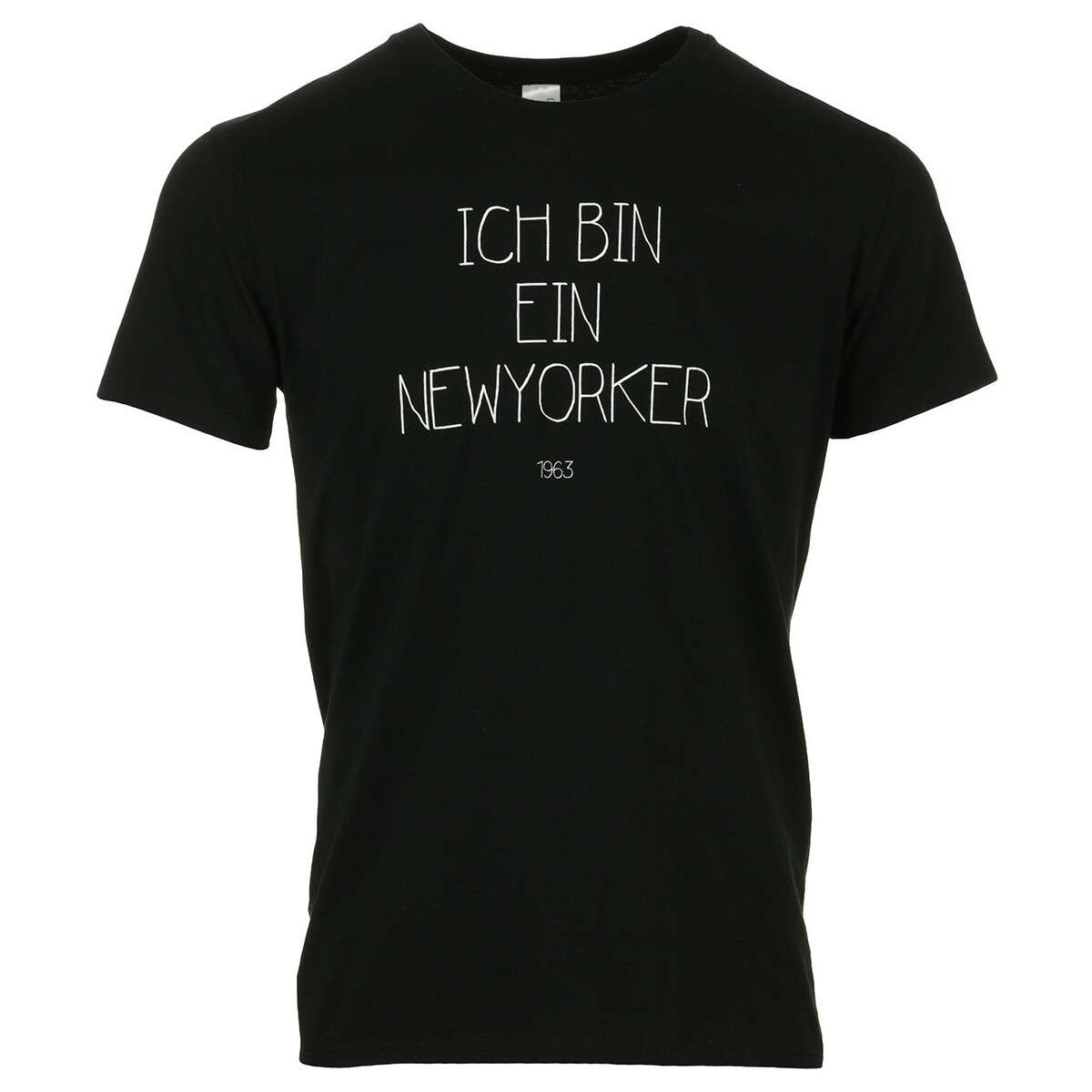 Textiel Heren T-shirts korte mouwen Civissum Ich Bin Ein Newyorker Tee Zwart