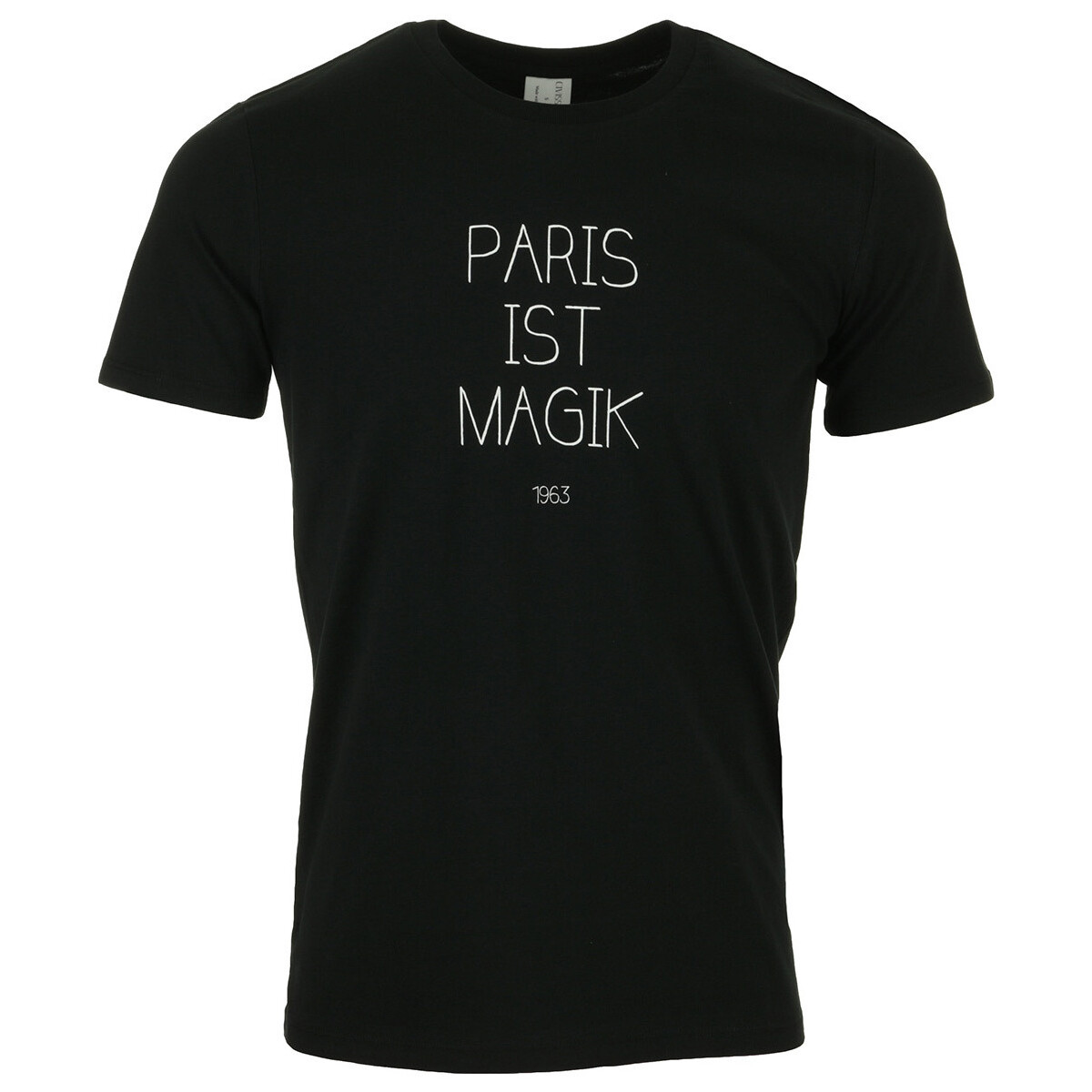 Textiel Heren T-shirts korte mouwen Civissum Paris Ist Magik Tee Zwart