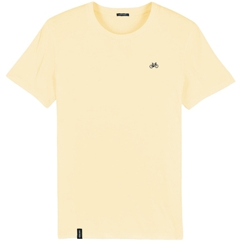 Textiel Heren T-shirts & Polo’s Organic Monkey T-Shirt Dutch Car - Yellow Geel