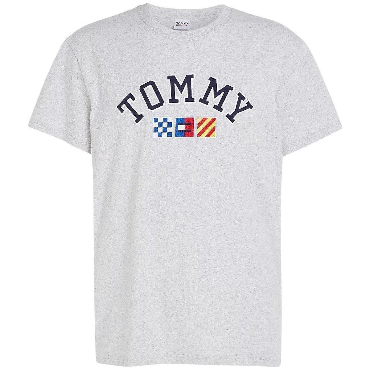 Textiel Heren T-shirts korte mouwen Tommy Jeans  Grijs